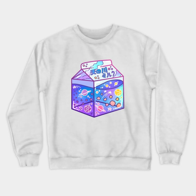 Milky Way Milk Carton Crewneck Sweatshirt by heysoleilart